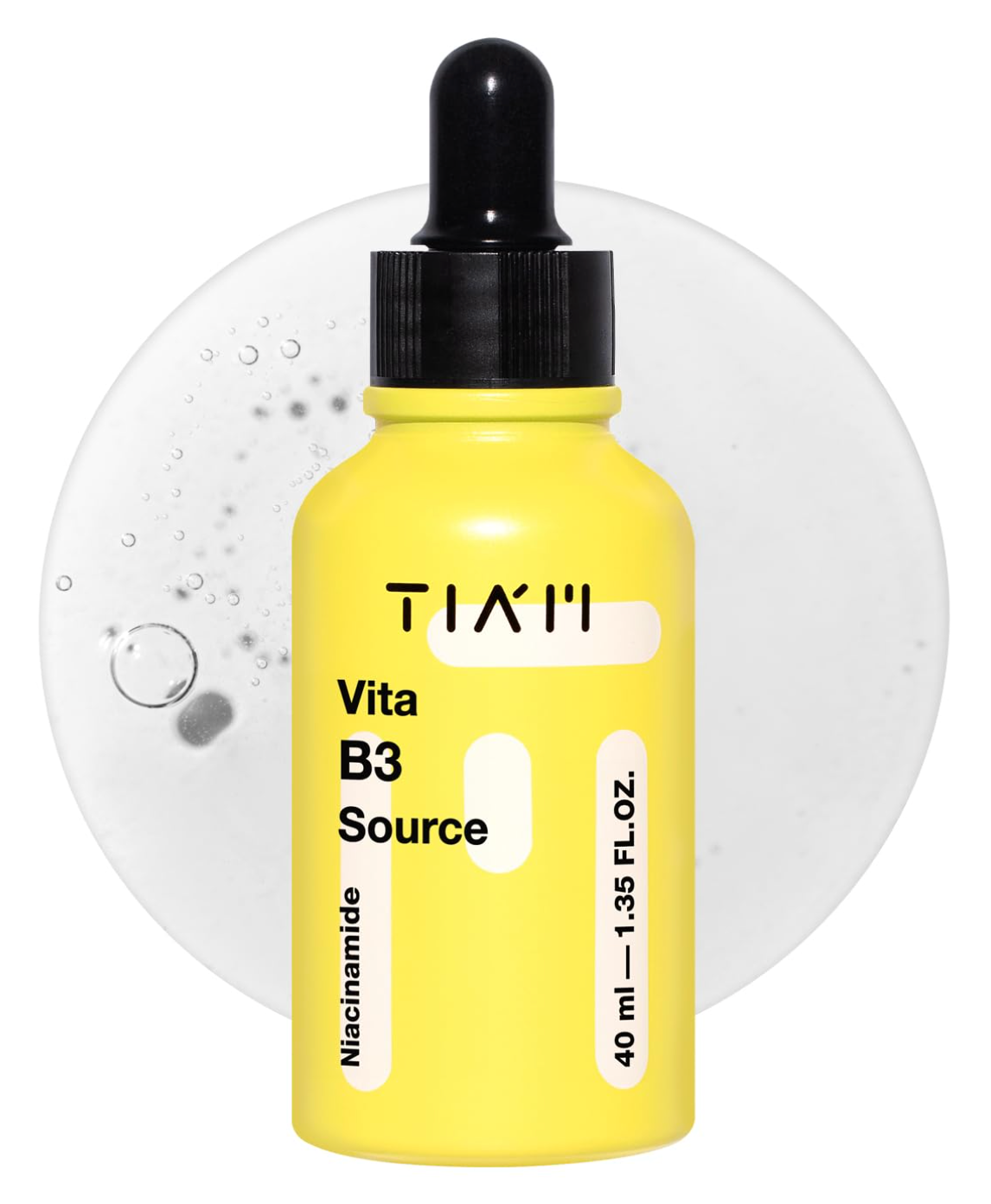 TIAM Vita B3 Source Serum, Niacinamide 10% + Arbutin 2%, Charming Tone Maker Tone-Balancing Treatment for Uneven Skin Tone, Dark Spot Care & Skin Clarity, Lightweight Daily Facial Formula, 1.35 fl oz